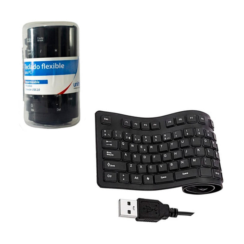 TECLADO FLEXIBLE PARA PC